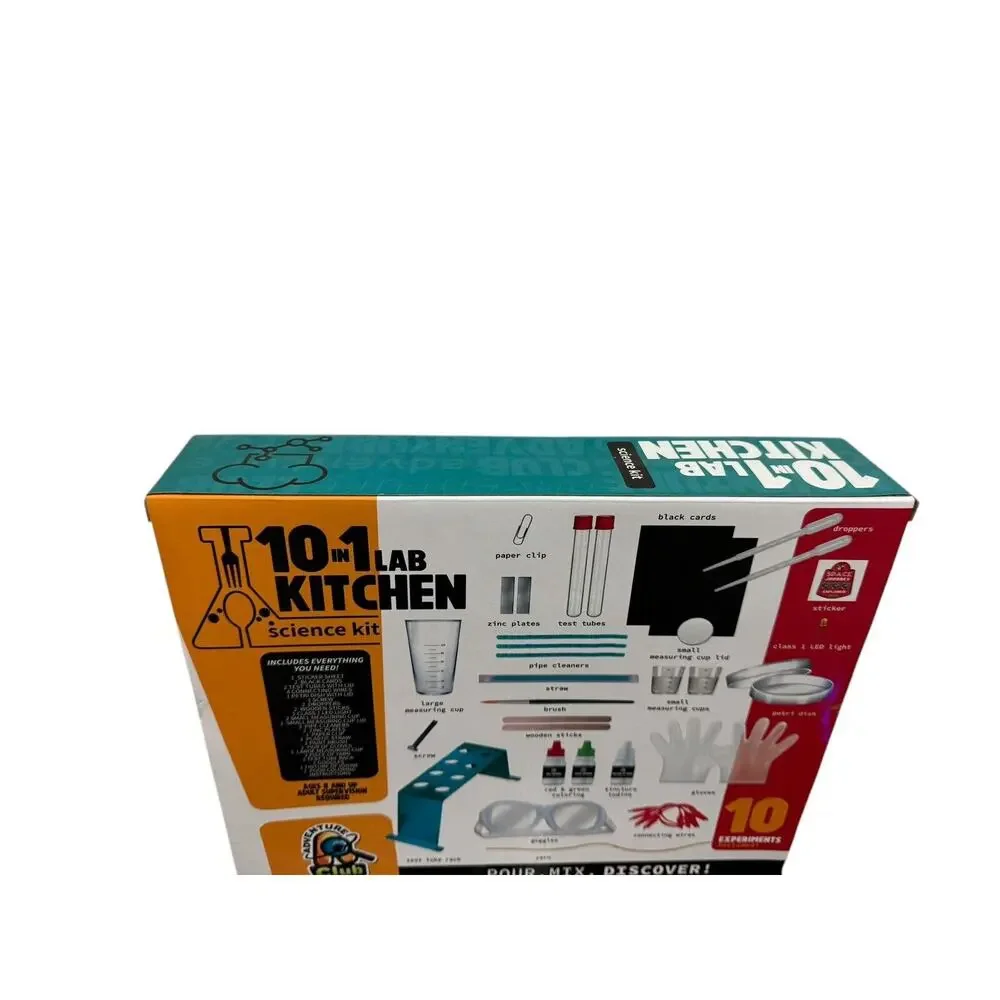 Adventure Club 10 In 1 Lab Kitchen Science Lab - Pour Mix & Discover